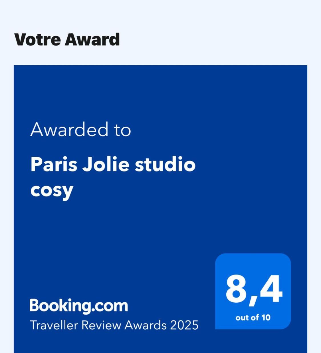 Paris Jolie Studio Cosy Exterior foto